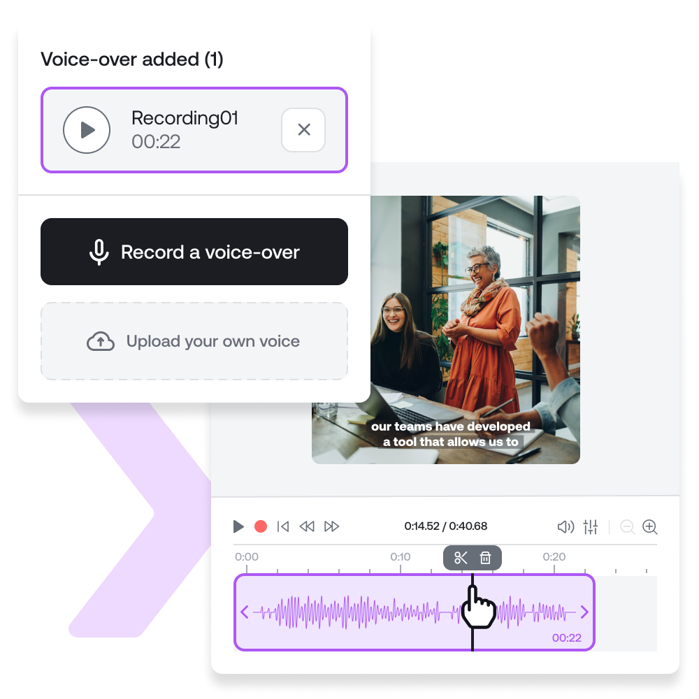 Add VoiceOver to Videos Online PlayPlay